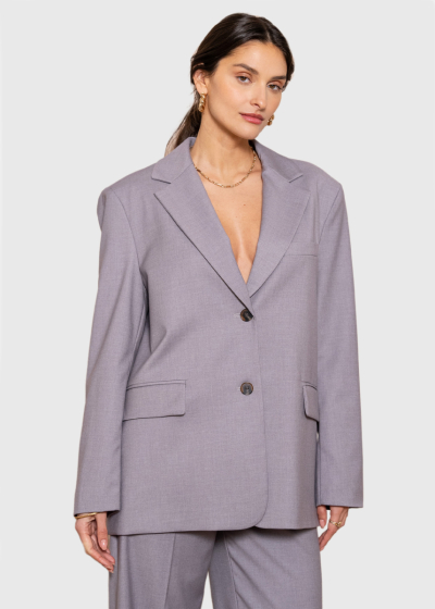 Andreina grey oversized blazer