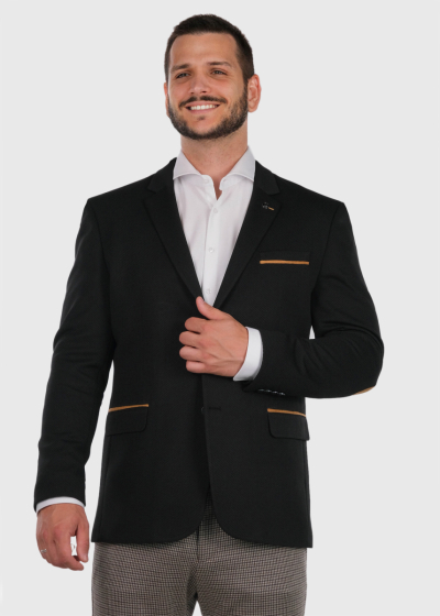 Kenji black men's blazer