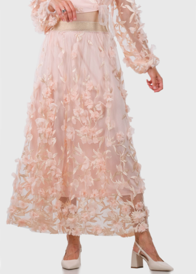 Sandira light pink skirt