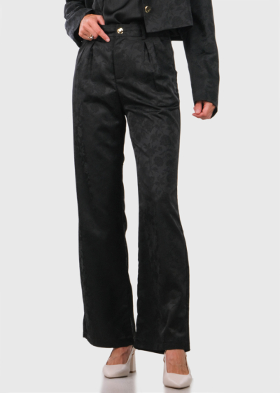 Sandina black pants with pattern