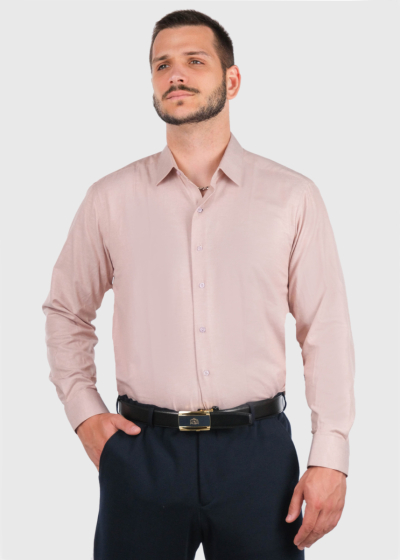 Feanor Regular Fit light orange mens shirt