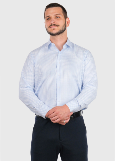 Firas light blue mens shirt