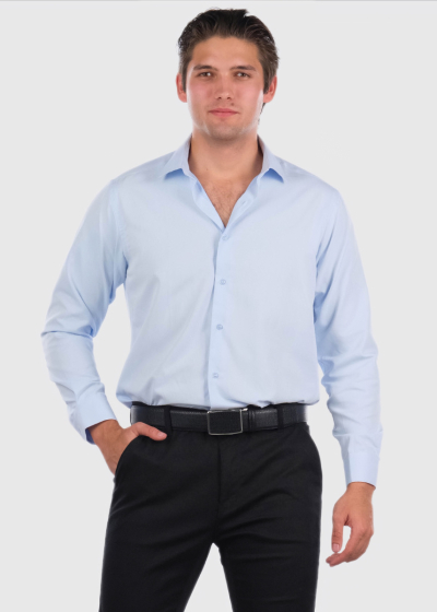 Adam light blue men's shirt