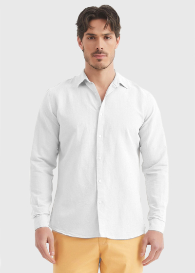 Sirius white linen shirt