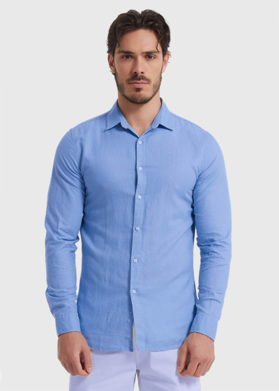 Sirius blue linen shirt