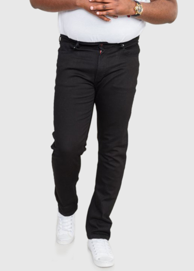 Ciriaco Regular Fit Plus Size black men's jeans