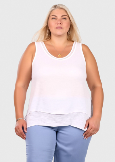 Suzan Plus Size white t-shirt