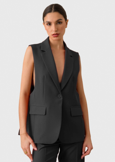 Adel black women's vest