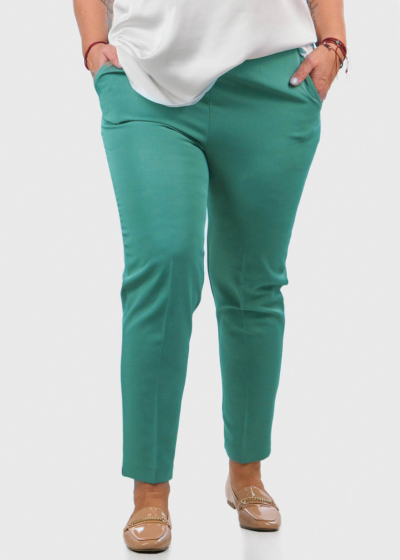 Julieta Plus Size green women's pants