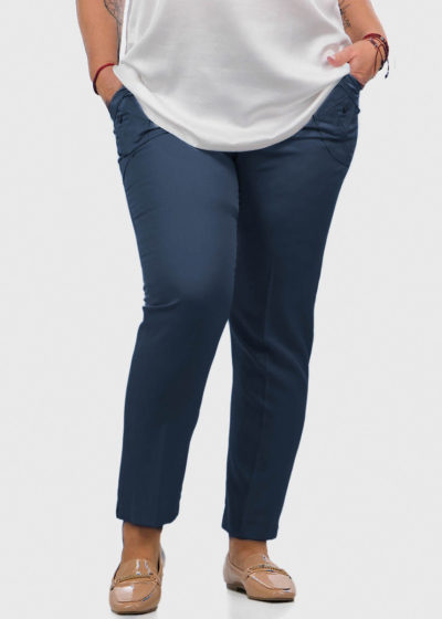 Camera Plus Size dark blue pants