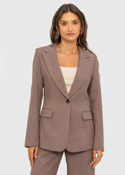 Stasia brown blazer