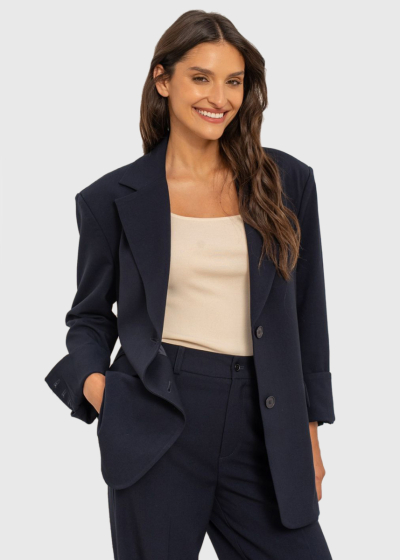 Samara dark blue oversized blazer