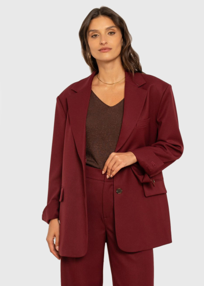 Samara bordo oversized blazer