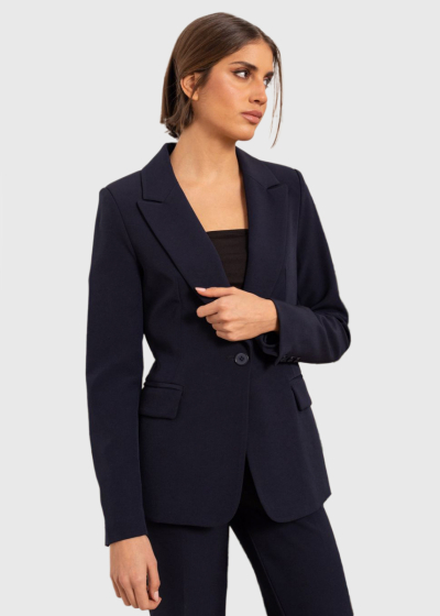 Saida dark blue blazer