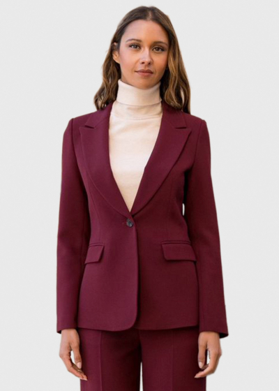 Stasia bordo blazer