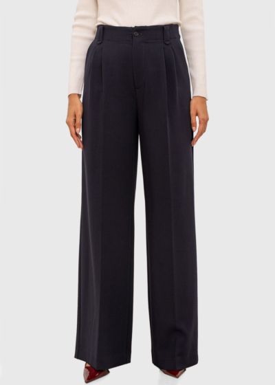 Selena dark blue wide leg pants