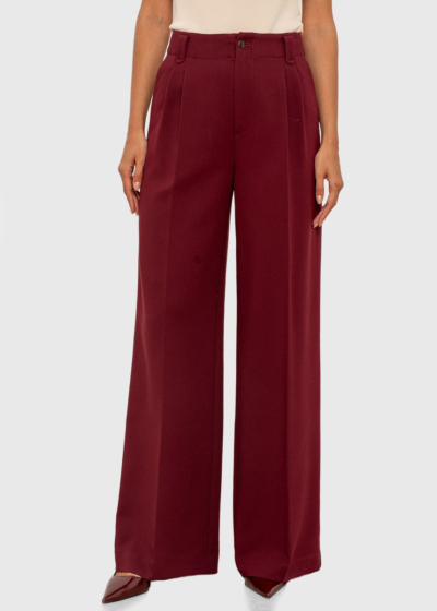 Selena bordo wide leg pants