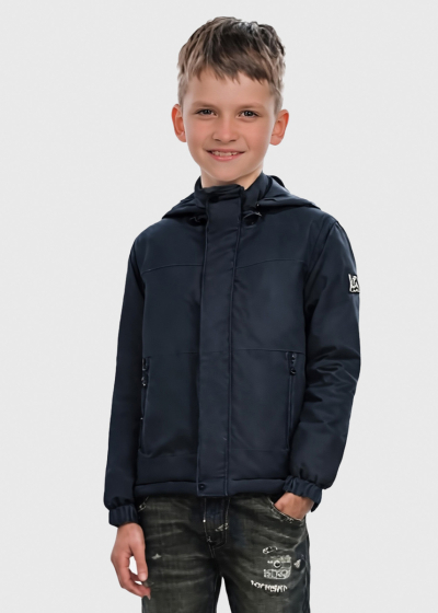 Skate dark blue jacket with hood