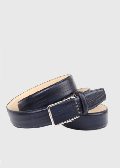 Leather men's belt