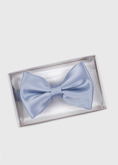 Light blue men's bow tie