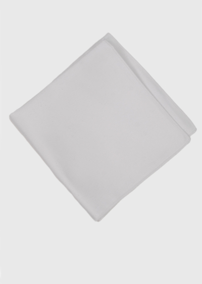 White pocket square