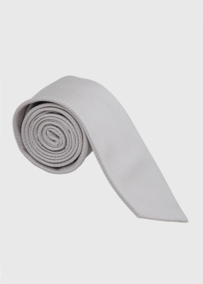 Grey men's tie