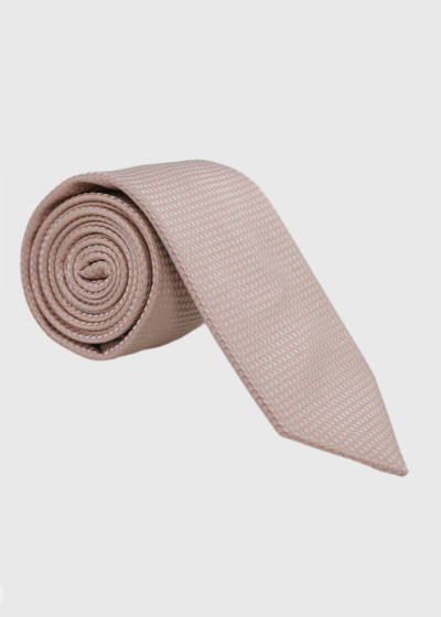 Beige men's tie