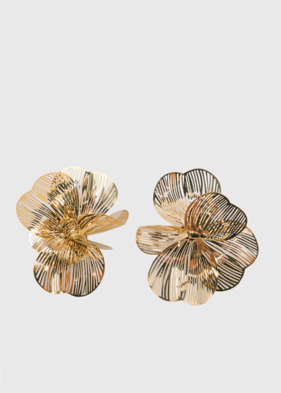 Soleh gold-colored earrings