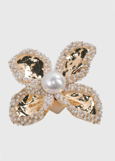 Radina gold-colored brooch