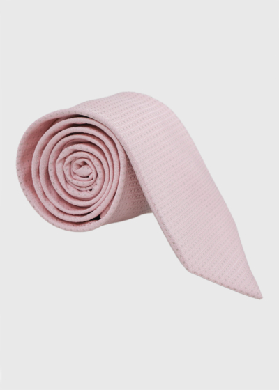 Pink men's tie