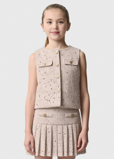 Ranita rozā kostīms ar pogām