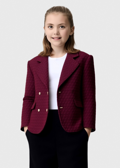 Roseanne bordo blazer