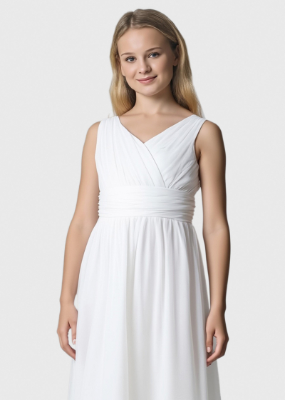 Keres white long dress