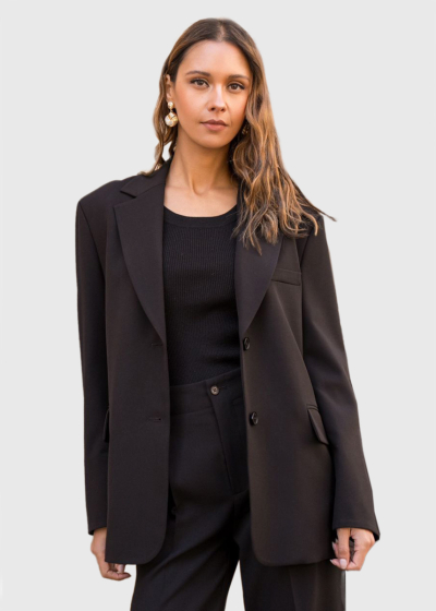Samara black oversized blazer