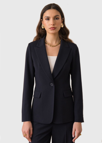 Altina dark blue women's blazer