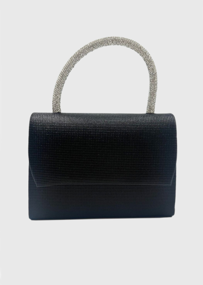 Naida black clutch
