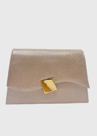 Natalina gold clutch