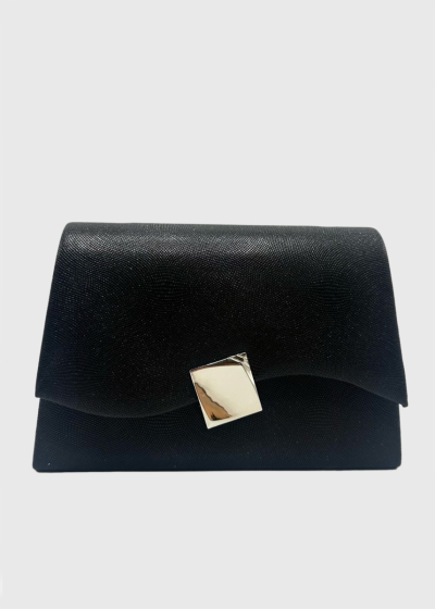 Natalina black clutch