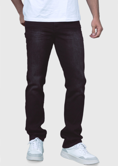 Regular Fit black mens jeans
