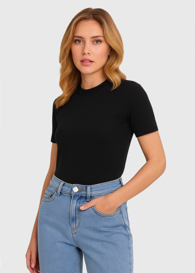 Tiana черная женская футболка