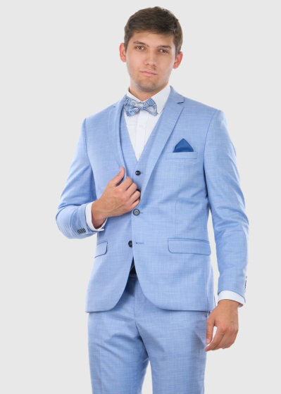 Emilio Slim Fit light blue suit