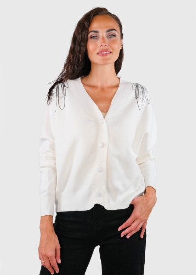 Zilli white women's cardigan