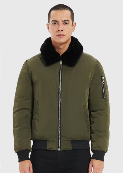 Till khaki short jacket