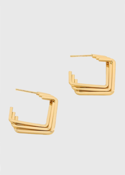 Luciana gold-colored earrings