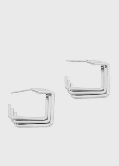 Luciana silver-colored earrings
