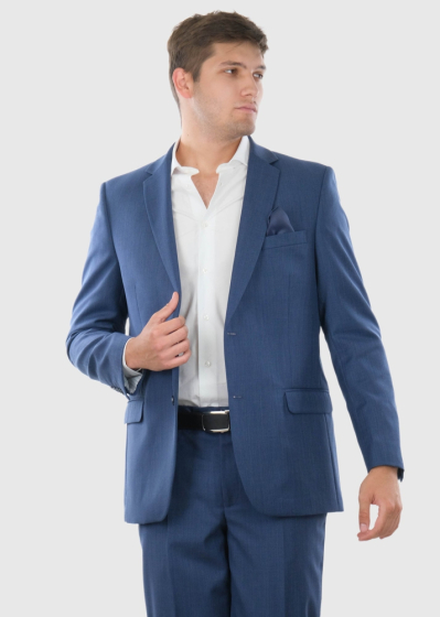 Diodato Regular Fit blue woolen suit