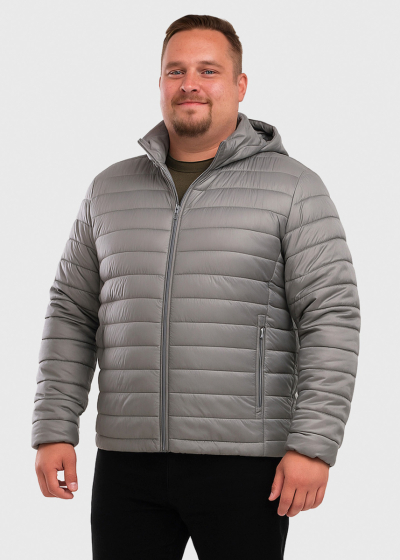 GEOX Plus Size grey short jacket