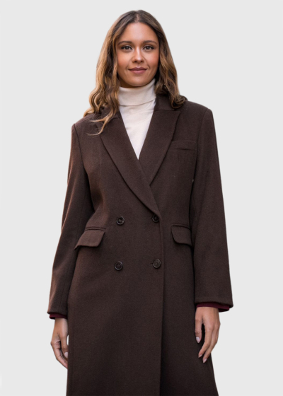 Lidia brown women's coat