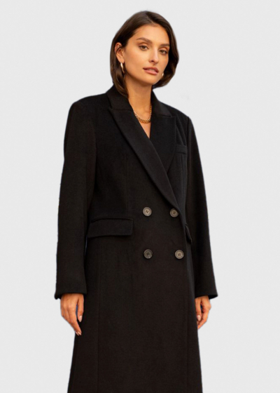 Lidia black women's coat