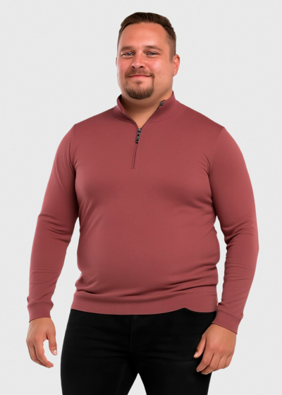 Leks мужской свитер на молнии